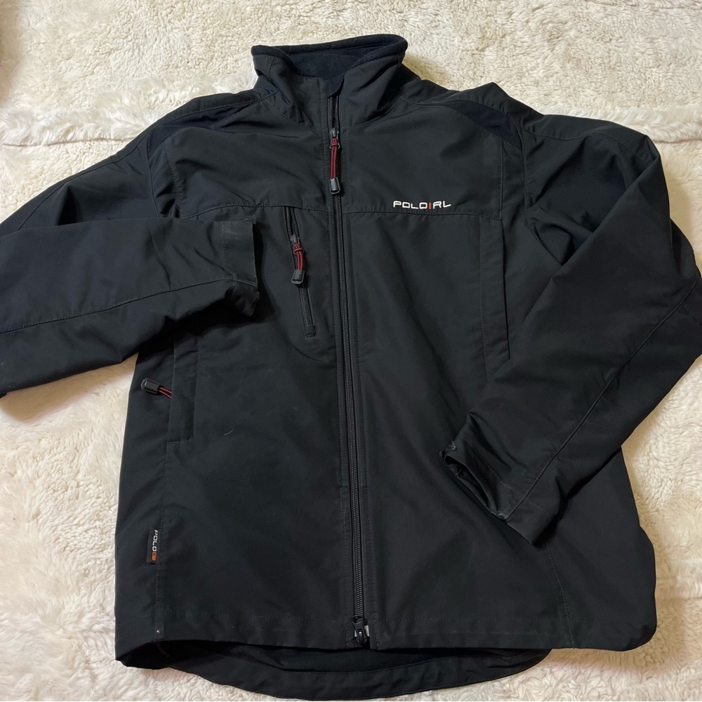 polo ralph lauren soft shell jacket men’s medium black